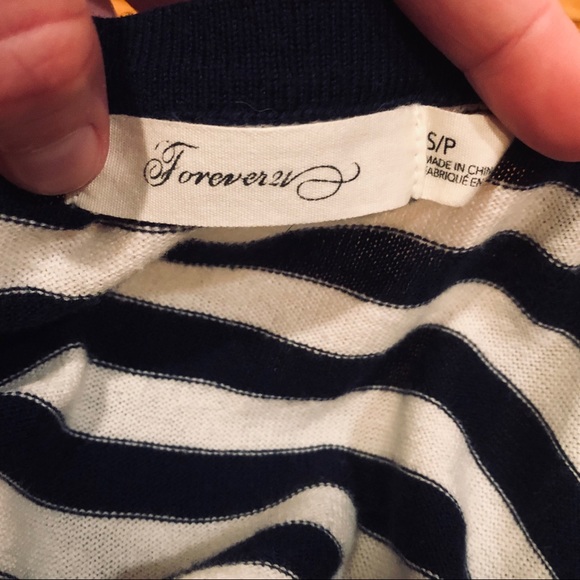 EUC Forever 21 Striped Cardigan - Picture 2 of 5